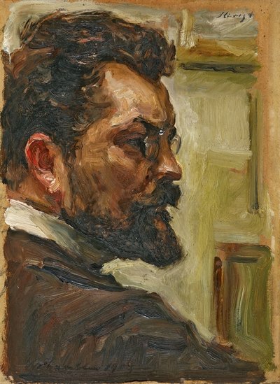 Selbstbildnis von Max Slevogt